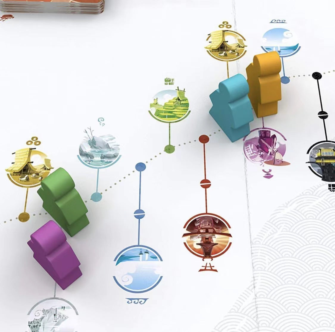TOKAIDO Base Board Game English Version Family/Party Game Funny Game For Entertainment TOKAIDO Base Board Game English Version Family/Party Game Funny Game For Entertainment